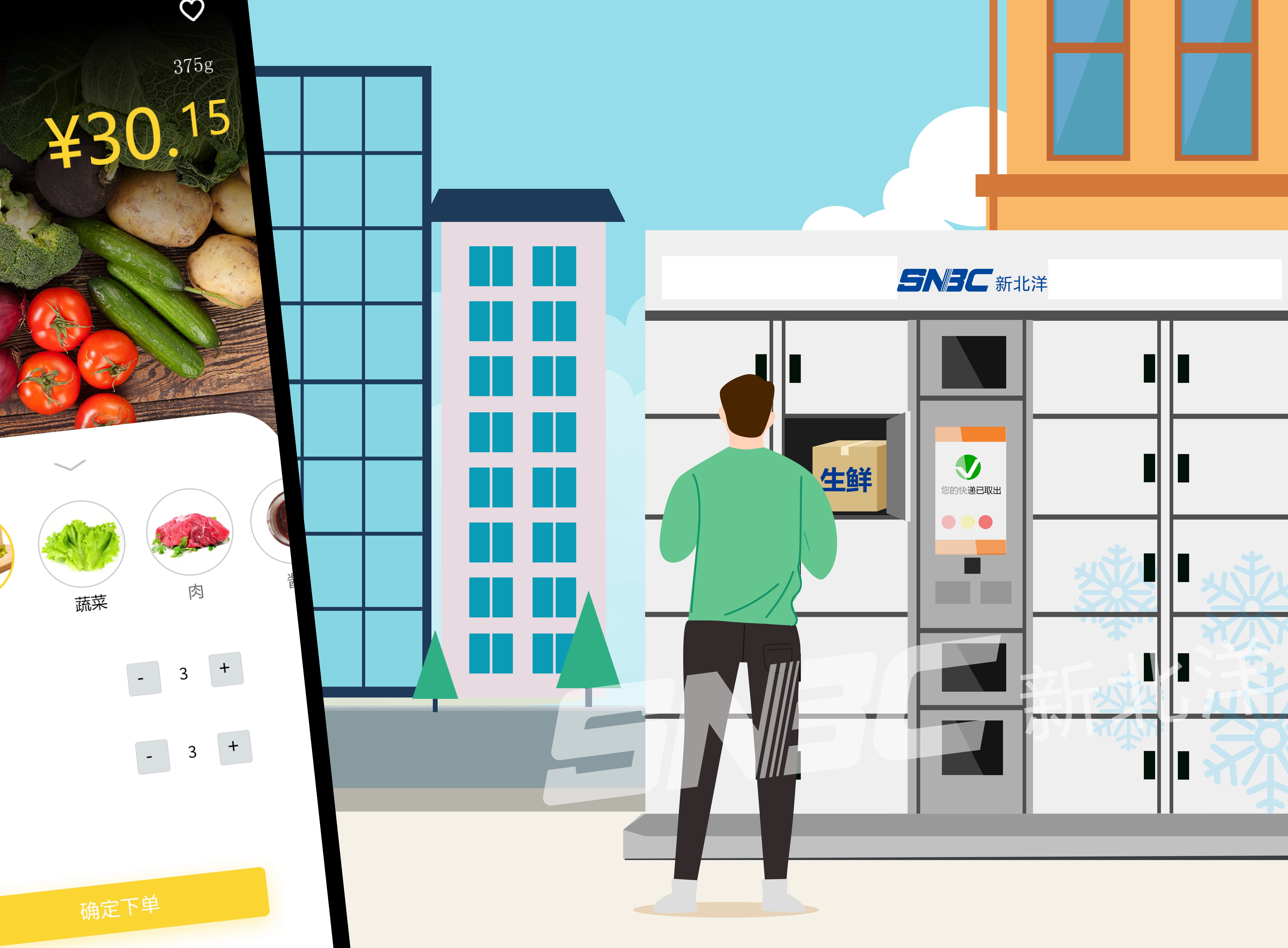 Armario de cadena de fr&iacute;o